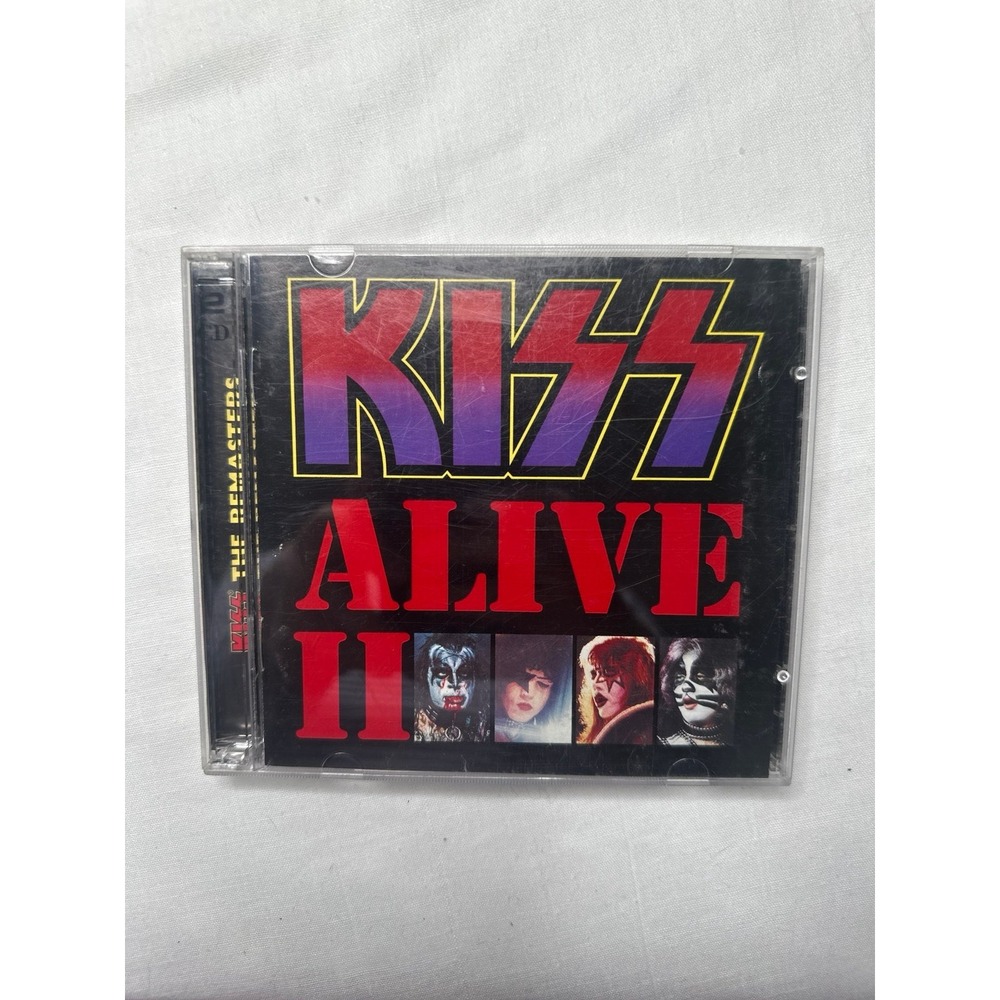 KISS ALIVE/ 2 CD Set 1977 Compilation Glam Rock
